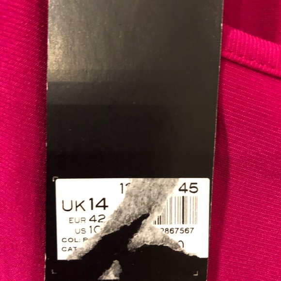 BILLIE & BLOSSOM pink a-line mini dress - UK 14 - Picture 7 of 8